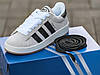 Чоловічі кросівки Adidas Campus 00s Beige Black Gum Адідас Кампус бежеві замша демисезон, фото 8