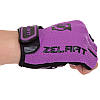 Рукавиці для фітнесу та тренувань ZELART MA-3888 розмір М, фіолетовий, фото 3