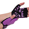 Рукавиці для фітнесу та тренувань ZELART MA-3888 розмір М, фіолетовий, фото 4