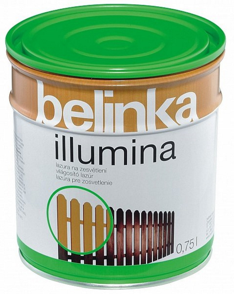 Освітлююче лазурне покриття для для деревини BELINKA Illumina, 0,75л