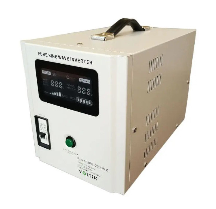 Джерело безперебійного живлення VOLTIK POWER UPS 2000 MX 24V, ДБЖ для комп'ютера, котла, будинку