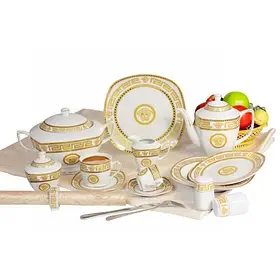 Обідній вишуканий сервіз - Версаче - Viva Imperial Gold VV-5740 G