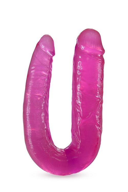 Подвійний фалоімітатор B YOURS DOUBLE HEADED DILDO PINK, фото 1