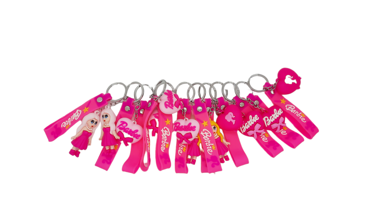 Брелок гумовий Barbie, фото 1