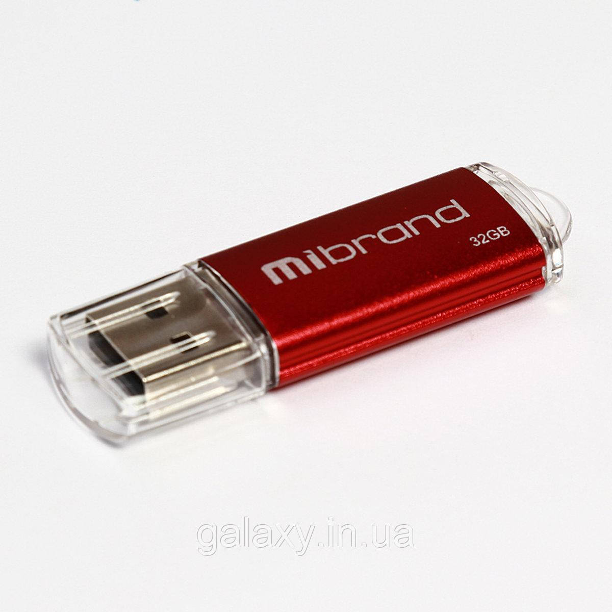 Флеш-накопичувач Mibrand 32GB USB2.0 Cougar Red, фото 1