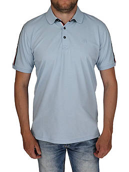 Турецька чоловіча теніска MCL Style 39511 Sabah Mavi блакитного кольору.