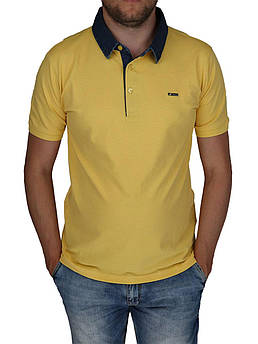 Стильна чоловіча теніска у жовтому кольорі Fabiani 4740 Yellow