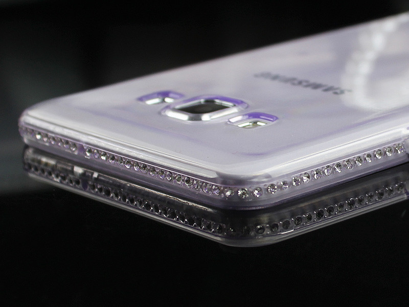 Чохол для Samsung Grand Prime G530 G531 силіконовий зі стразами, фото 1