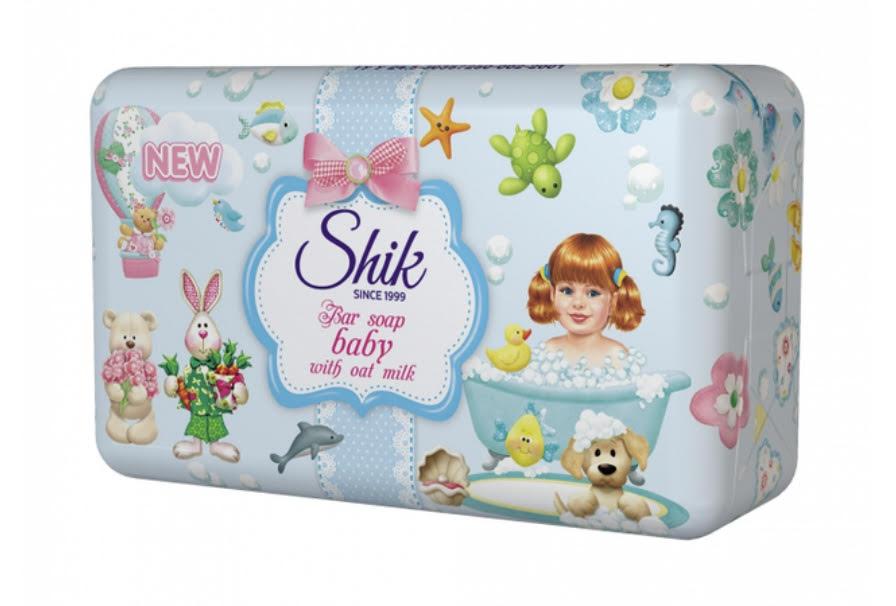 Мило дитяче Shik із вівсяним молочком,екопак, 5х70 г (Шик), фото 1