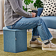 Пуф із місцем для зберігання KJUGE IKEA 205.655.21, фото 5