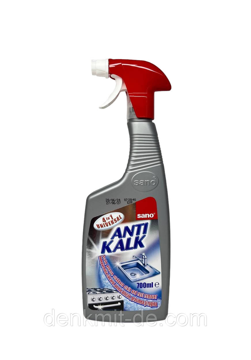 Sano Anti Kalk 4в1 Universal Засіб для видалення вапняного нальоту, 700 ...