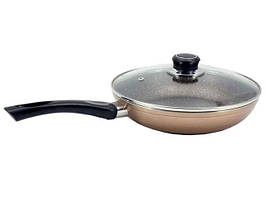 Сковорідки алюмінієві з а/п та кришкою