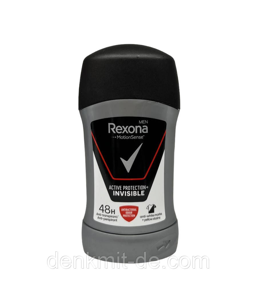 Дезодорант-антиперспірант стик Rexona Men Active Protection+Invisible, 50 мл