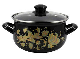 Каструлi емальовані 1-3,5 літри INTEROS