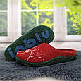 Жіночі кімнатні капці фетрові для ламінату Inblu червоні 4230, фото 5