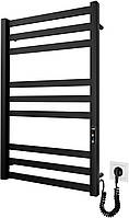 Сушарка для рушників електрична MARIO Чикаго-І 800х500/80 TR K чорний матовий