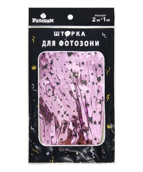 Фотозона 2 м х 1 м, "Зіроспад" рожеве золото Рожевий Pelican 872164 KNZ