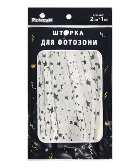 Фотозона 2 м х 1 м, "Зіроспад" білий Білий Pelican 872168 KNZ