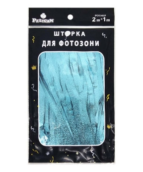 ФОТОЗОНА 2 м х 1 м, "Сатин" блакитна Блакитний Pelican 872174 KNZ