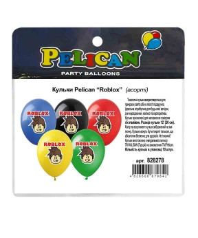 Кульки 12' (30см) "Roblox" асорті 10шт Pelican 828278 KNZ