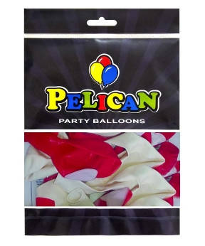 Кульки латексні Pelican 12' (30см) "Серце" 50 шт Unison 824016 KNZ, фото 1