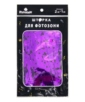 ФОТОЗОНА 2 м х 1 м, "Зіроспад" фіолетова Фіолетовий Pelican 872165 KNZ