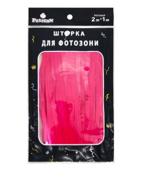 ФОТОЗОНА 2 м х 1 м, "Флуоресцентна" малинова Рожевий Pelican 872183 KNZ