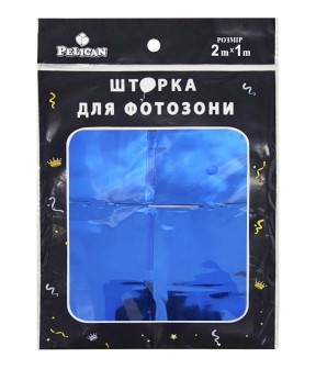 Фотозона 2 м х 1 м, "Квадрат" темно-синій Синій Pelican 872215 KNZ