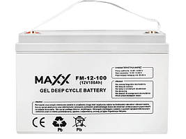 Акумулятор гелевий 4SUN MAXX GEL DEEP CYCLE 100Ah 12V (FM-12-100), Акумулятор для дому, квартири, приладів