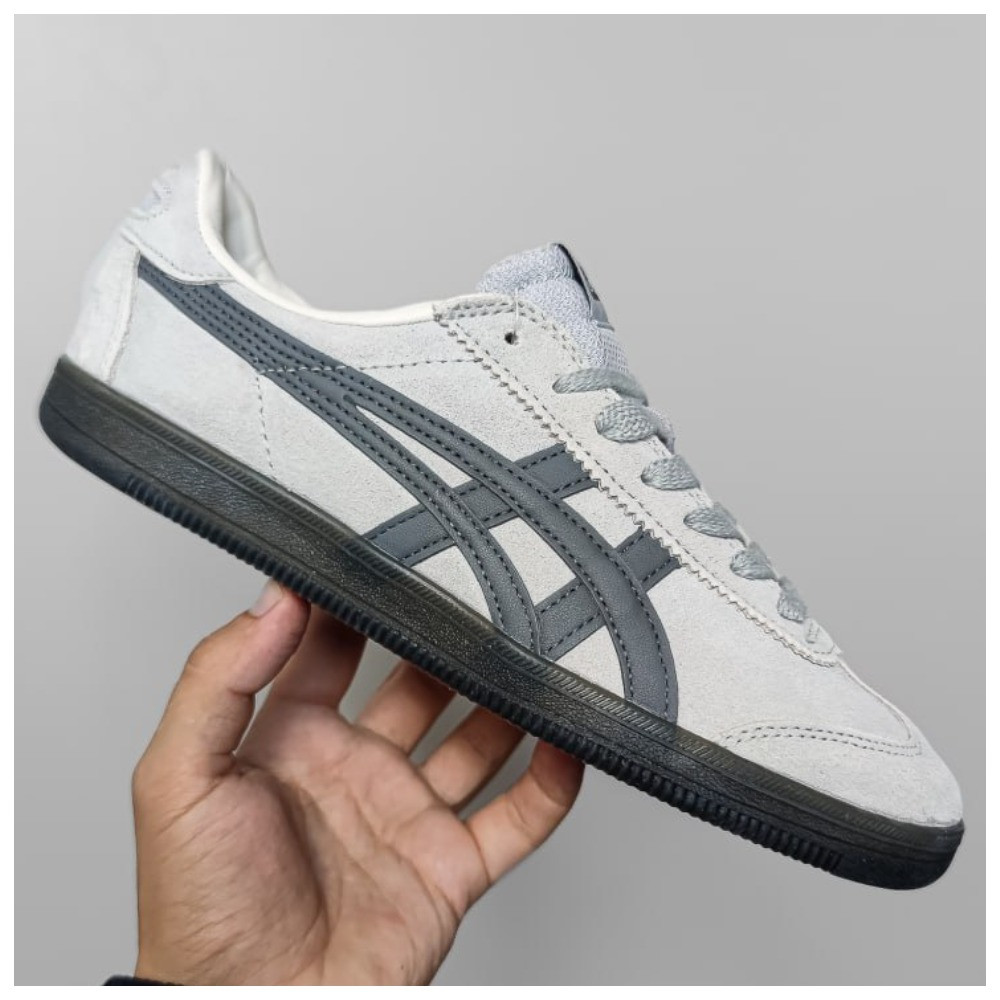 Чоловічі / жіночі кросівки Asics Onitsuka Tiger Tokuten Grey, сірі замшеві кросівки асікс оніцука тайгер, фото 1