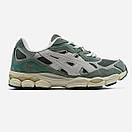 Кросівки чоловічі зелені Asics Gel-NYC Green Grey Beige (17589), фото 9