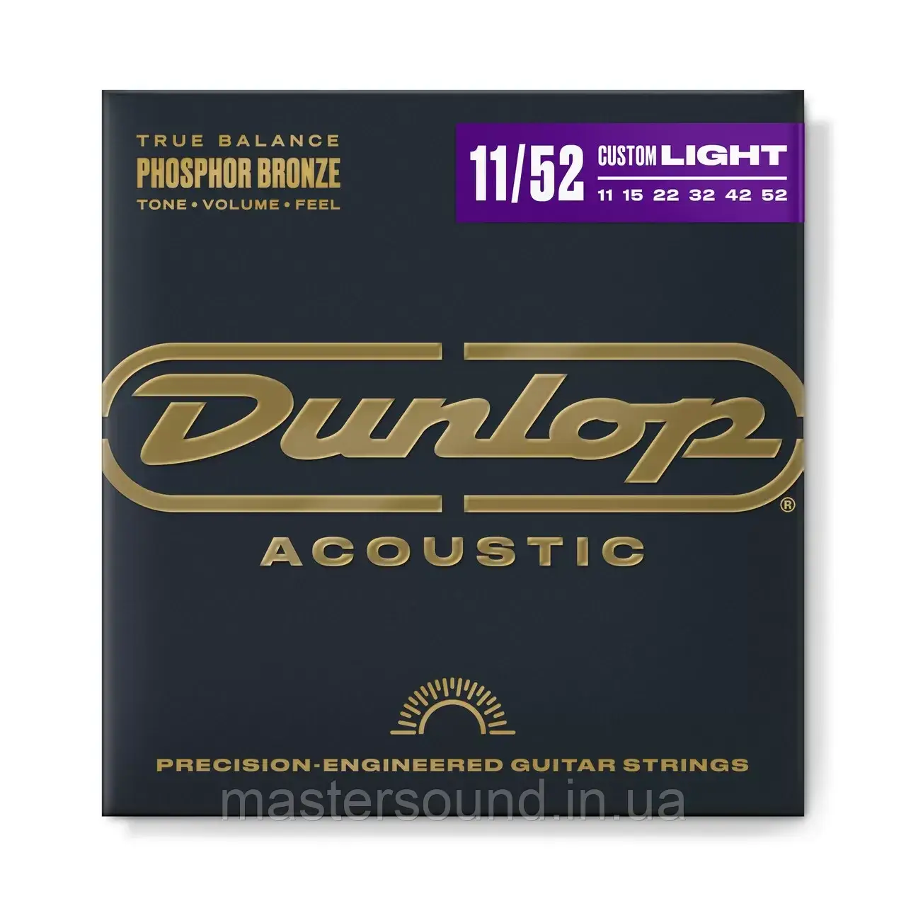 Струны Dunlop DAP1152 Phosphor Bronze Acoustic Guitar Strings (11-52), фото 1