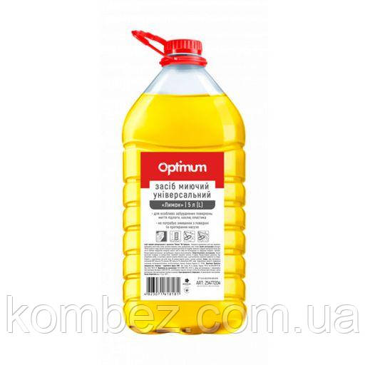 Засіб для миття підлоги ЛИМОН 5л OPTIMUM