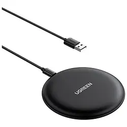 Бездротовий зарядний пристрій для телефона Ugreen Wireless Charging Pad 15 Вт Black (CD186)