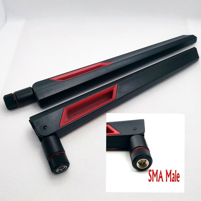 X2 WiFi Antenna SMA Male 12dBi Dual-Band 2.4GHz 5GHz 5.8GHz