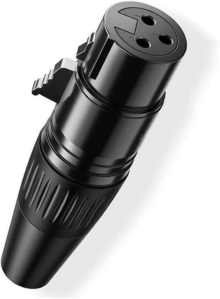 Аудіоконектор Ugreen XLR Female Microphone adapter Black (AV162), фото 1