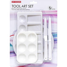 Набір для письма маслом EPKP02B 3 палітри та 2 мастихіни