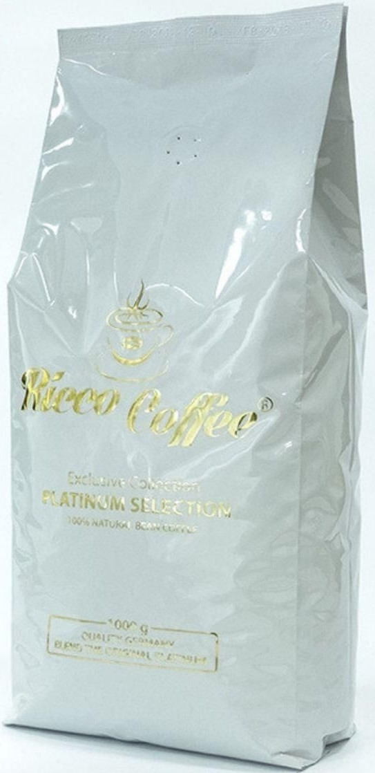 Зернова кава Ricco Coffee Platinum Selection 1кг, 70/30 свіже обсмажування