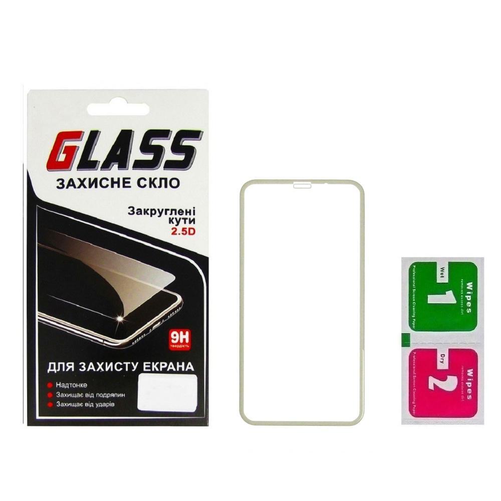 TU Захисне скло для Apple iPhone XR/11 Full Glue Titanium (0.3 мм, чорне) Люкс, фото 1