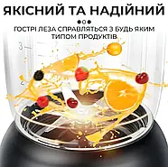 Потужний блендер на 450 Вт із чашею 1,5 л та з кавомолкою Sokany SK-146S, фото 9