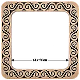 Магнітні п'яльці для вишивання (14х14см) FLMP-001, фото 3