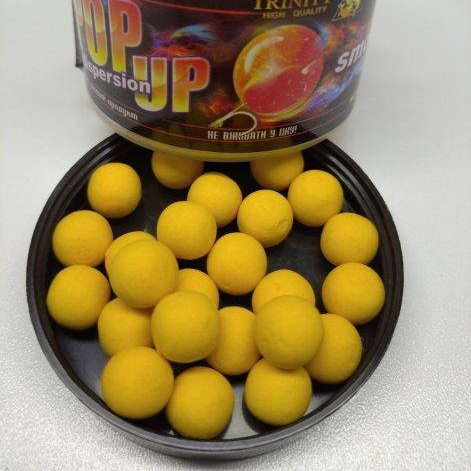 Поп-ап бойли Trinity Baits CORN 10мм 25 г smoke yellow насадка для риболовлі, фото 1