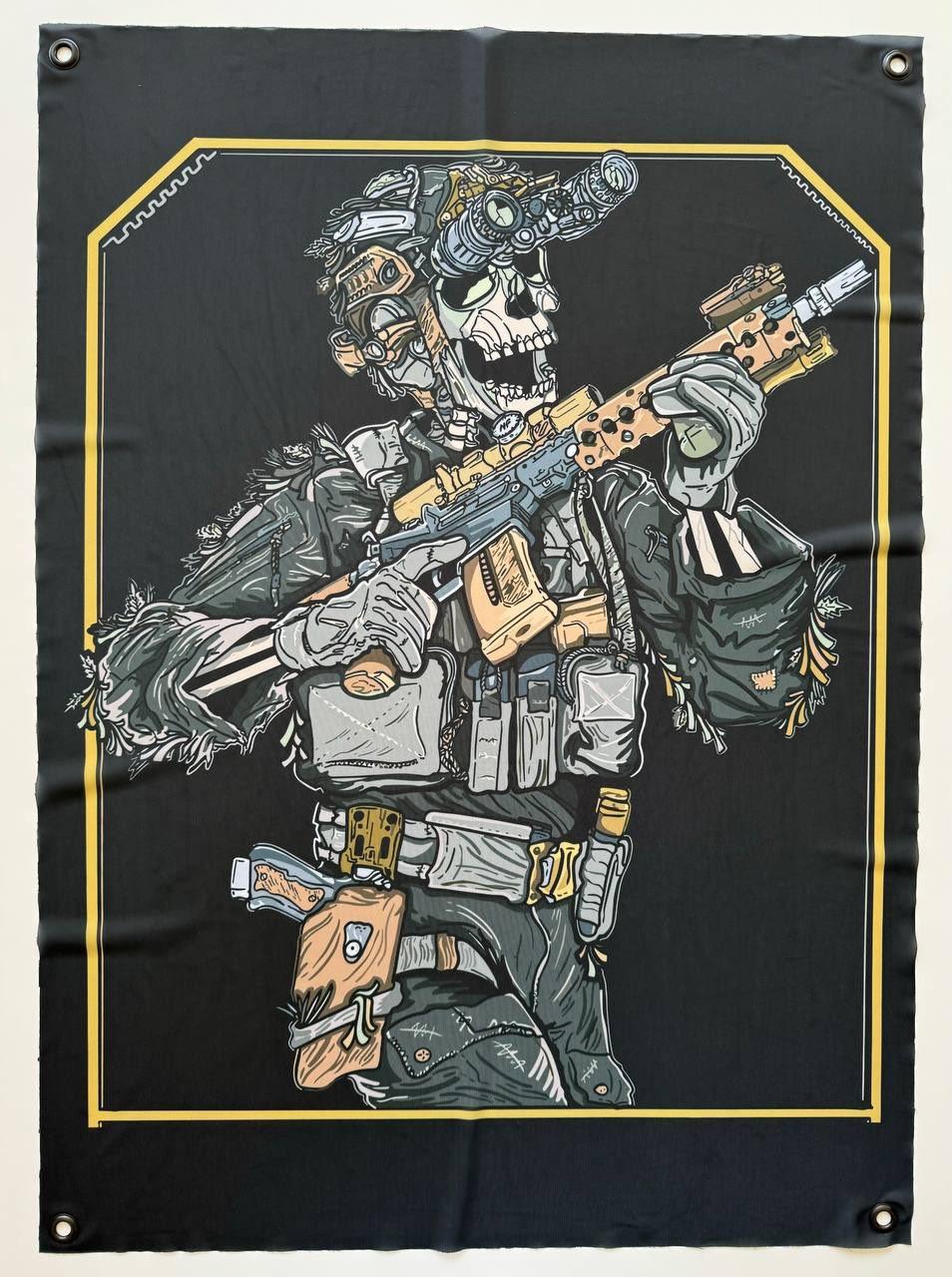 Прапор баннер Штурмовик на люверсах 900х600