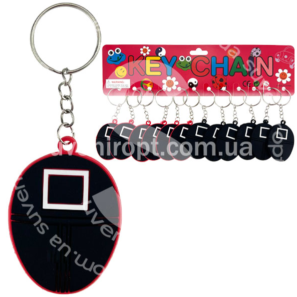 Упаковка подарочных брелков Игра Кальмара 12 шт., фото 1