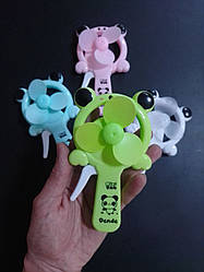 Дитячий вентилятор Панда, 14 см (4 кольори)