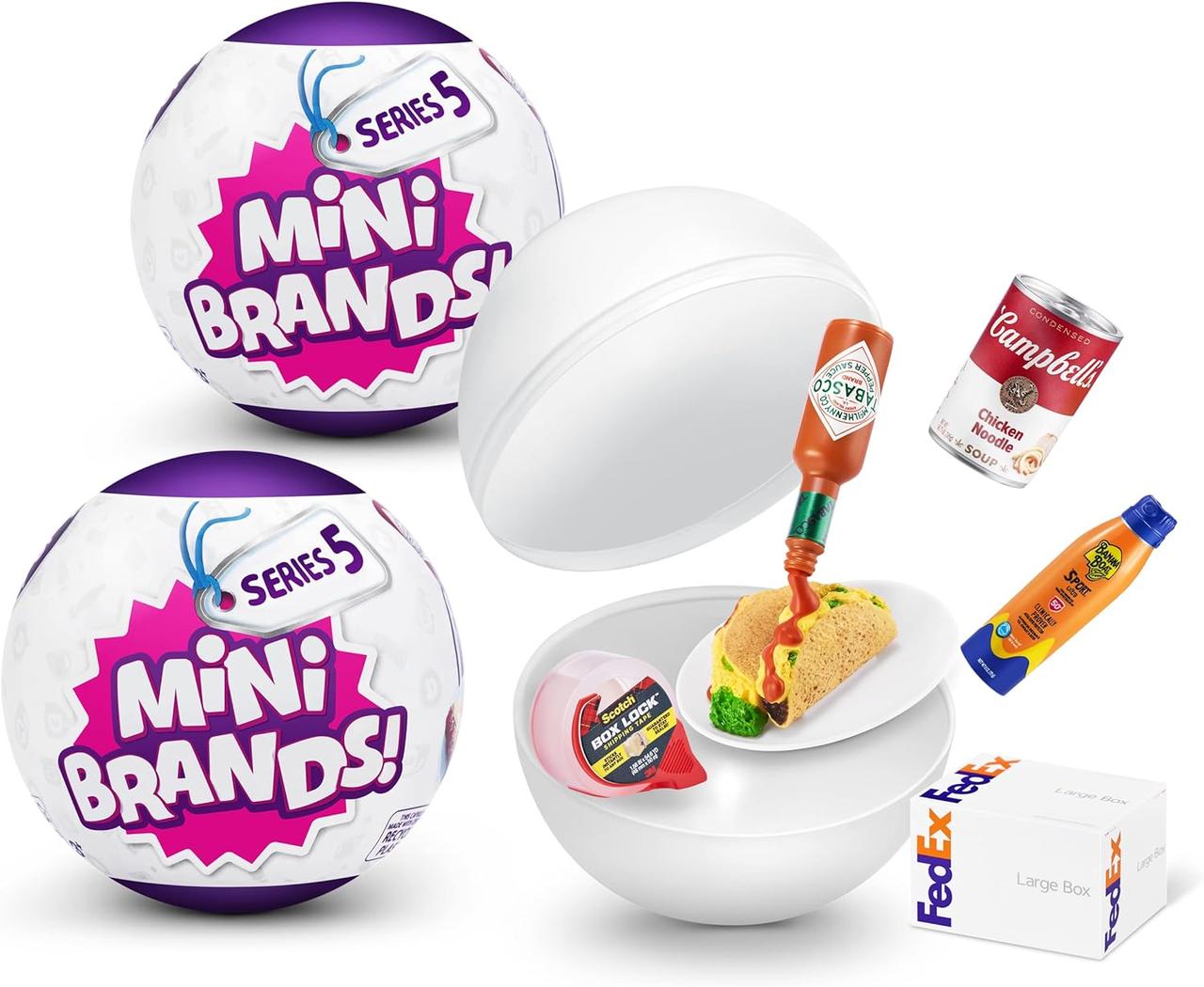 Набір 2 кульки з мініпродуктами серія 5 Mini Brands, ZURU