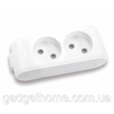 ТОП! Колодка для подовжувача Panasonic X-tendia 2 гнізда grey (WLTB02202GR-UA) - (gHome), фото 1