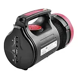 Портативна система освітлення Yajia YJ-1908 Ліхтар + 3 LED лампи + сонячна панель + FM 7000 mAh (7_00968), фото 6