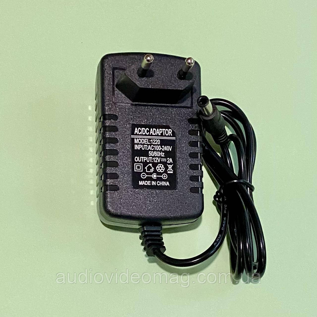 Блок живлення 12V 2A штекер 5.5-2.1