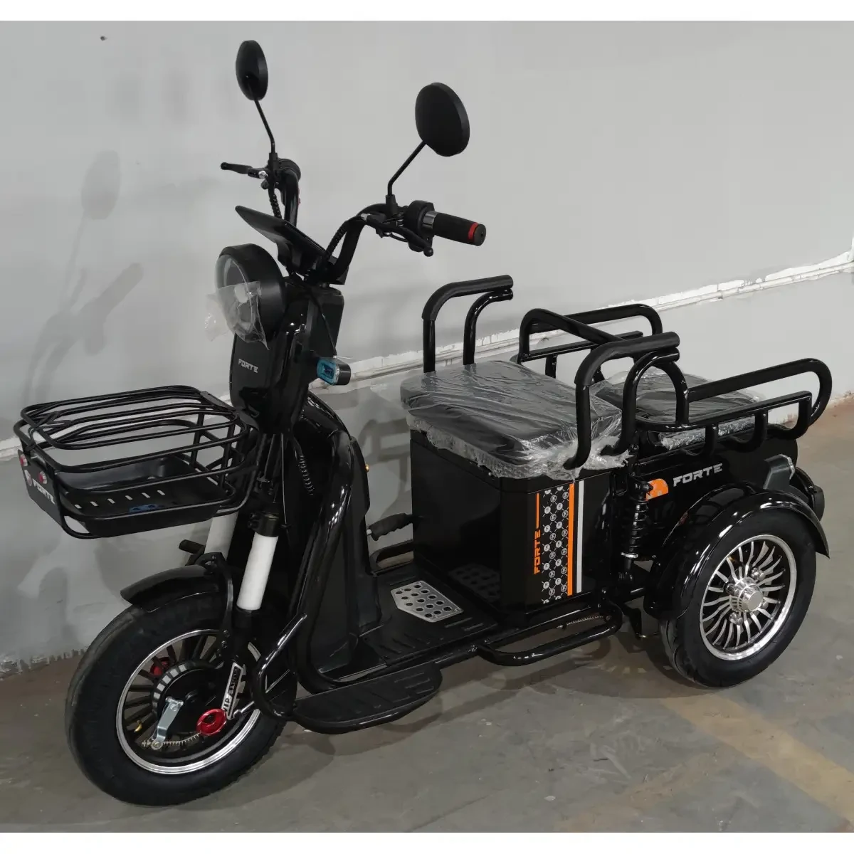 Електротрайк Електроскутер триколісний FORTE СARGO 800W ДВА МІСЦЯ